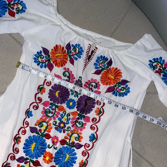 Mexitlii off the shoulder embroidered dress - Picture 4 of 6
